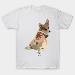 Corgi's Cute look T-Shirt